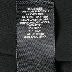 Pre Owned Alice + Olivia Black Crepe Classics Mini Skirt S