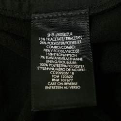 Alice + Olivia Black Satin Joggers XS