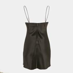 Pre Owned Alice + Olivia Black Stain Strappy Mini Dress XS
