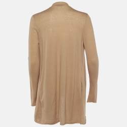 Alice + Olivia Beige Wool Knit Cardigan M