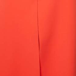 Alice + Olivia Red Crepe Long Vest and Flared Trousers M