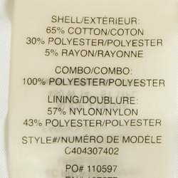 Pre Owned Alice + Olivia Blue Floral Jacquard Flared Mini Skirt S