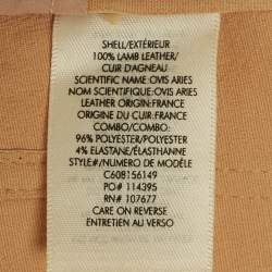 Alice + Olivia Light Pink Leather Paneled Pants S