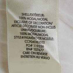 Alice + Olivia White Broderie Anglaise Modal Tiered Mini Dress L