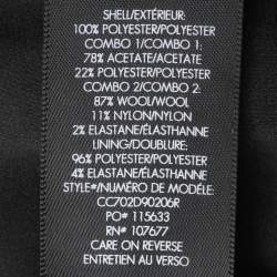 Pre Owned Alice + Olivia Black/White Floral Lace Bomber Jacket XS