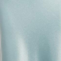 Pre Owned Alice + Olivia Blue Satin High-Low Skirt M