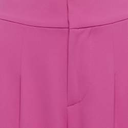 مملوكة مسبقًا بنطلون أليس + أوليفيا وردي كريب واسع جداً صغير جداً