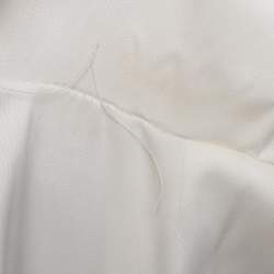 Pre Owned Alice + Olivia White Crepe Blazer M