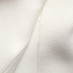 Pre Owned Alice + Olivia White Crepe Blazer M