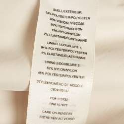 مملوكة مسبقًا Alice + Olivia Multicolour Metallic Rainbow Tweed Cut Out Dress S