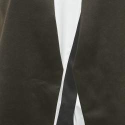 Pre Owned جيليه آليس + أوليفيا ساتان أسود مفتوح من الأمام مقاس صغير - سمول