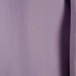 مملوكة مسبقًا Alice + Olivia Lavender Wool Belted Mid-Length Coat S