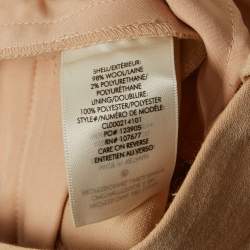 مملوكة مسبقًا Alice + Olivia Beige Wool Wide-Leg Trousers S