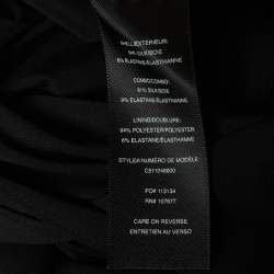 Pre Owned توب أليس + أوليفيا حرير أسود كفتان مقاس متوسط