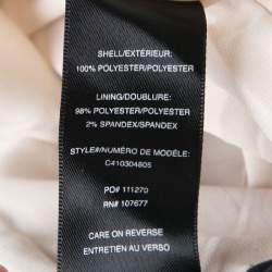 Pre Owned Alice + Olivia Multicolor Floral Print Pleated Fizer Satin Mini Skirt S 