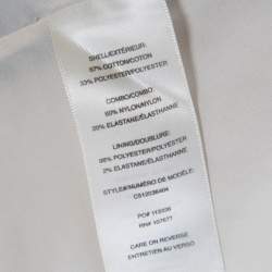 Pre Owned توب آليس + أوليفيا ليلا أسود مورد قصات ليزر بلا أكمام S