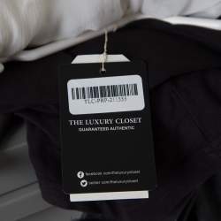 Pre Owned Alice + Olivia White Plisse Plunge Neck Naomi Goddess Gown S