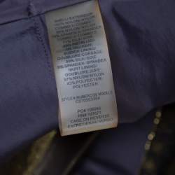 Pre Owned Alice + Olivia Metallic Lace Overlay Yelle Dress S