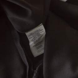 Pre Owned Alice + Olivia Black Stretch Knit Victoria Peplum Dress S