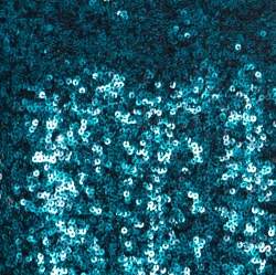 Alice + Olivia Teal Blue & Black Sequinned Cap Sleeves Top L