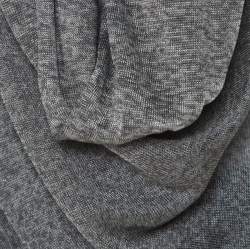 Alice + Olivia Grey Light Knit Wrap Front Draped Cardigan M 