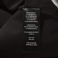 Pre Owned Alice + Olivia Bicolor Striped Knit Lurex Detail Amy Crop Top S