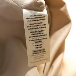 Pre Owned Alice + Olivia Cream & Gold Textured Knit Mindee Dress S