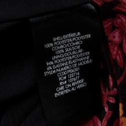 Pre Owned Alice + Olivia Multicolor Silk Chiffon Katz Floral Print Pleated Maxi Skirt XL