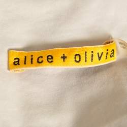 Alice + Olivia Beige Cotton Harper Safari Dress S