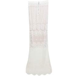 Pre Owned Alice + Olivia Cream Crochet Nude Lining Detail Maxi Skirt XS