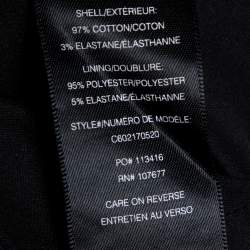 Pre Owned Alice + Olivia Black Floral Embroidered Cotton Sherri Shorts XS