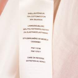 Pre Owned Alice + Olivia Multicolor Cotton & Silk Pleated Gemna Maxi Skirt M