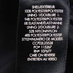 Pre Owned Alice + Olivia Black Lace Strapless Daisy Mini Dress L