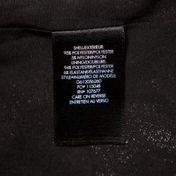 Pre Owned Alice + Olivia Brown Lurex Floral Jacquard Top S