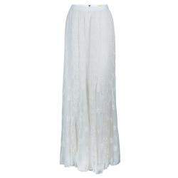 Alice + Olivia Louie Cream Lace Maxi Skirt M