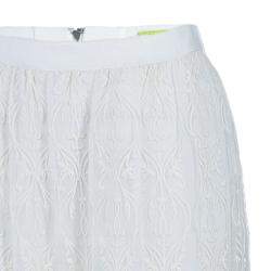 Alice + Olivia Louie Cream Lace Maxi Skirt M