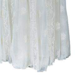 Alice + Olivia Louie Cream Lace Maxi Skirt M