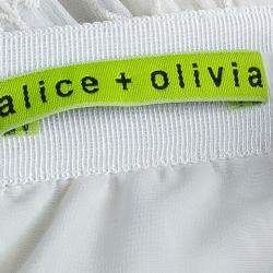 Alice + Olivia Louie Cream Lace Maxi Skirt M