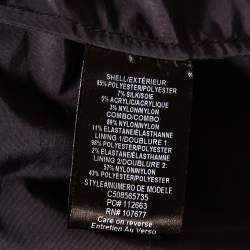 Pre Owned Alice + Olivia Metallic Floral Brocade Sleeveless Plunge Neck Mini Dress S