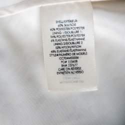 مملوكة مسبقًا Alice + Olivia Metallic Lurex Silk Cutout Detail Varita Mini Dress S