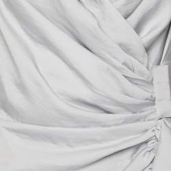 All Saints Grey Satin Cancity Dress S