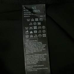 Pre Owned All Saints Brown Leopard Print Tulle Pleated Midi Dress S