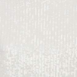 Pre Owned All Saints White Sequin and Knit Juela Mini Dress M