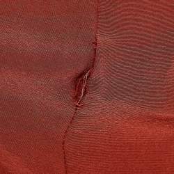 All Saints Brick Red Silk Blend Sleeveless Mini Dress S