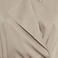 Pre Owned All Saints Beige Linen Belted Coat S