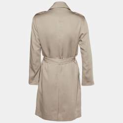 Pre Owned All Saints Beige Linen Belted Coat S