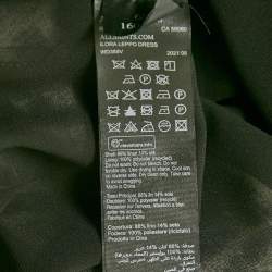 Pre Owned All Saints Brown Leopard Print Linen Ilora Mini Dress S