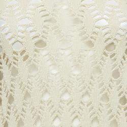 Pre Owned All Saints Beige Open Knit Top M 