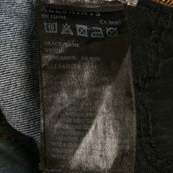 Pre Owned All Saints Navy Blue Denim Skinny Grace Jeans S/Waist 24"