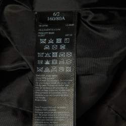 Pre Owned All Saints Black Leather Prescott Biker Jacket S